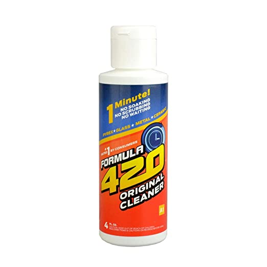 Formula 420 Pyrex Glass Metal and Ceramic Cleaner 4oz by Formula 420 Cleaner THE ART OF VAPE